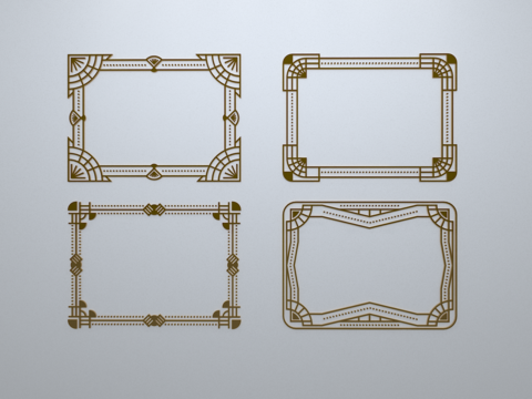 European silhouette border bar construction