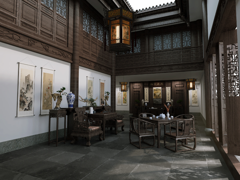 Chinese Traditional Teahouse