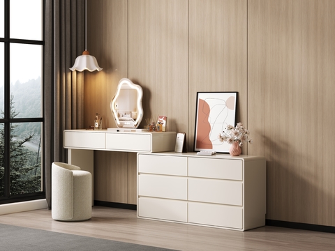 Cream Style Dressing Table