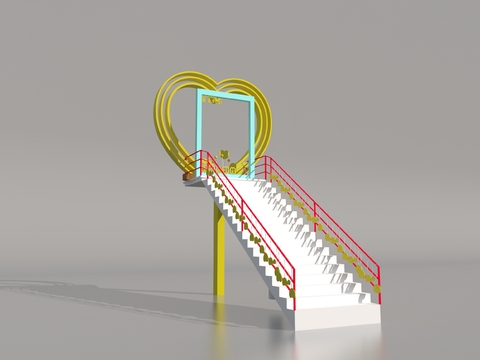 Stair clock-in sketch love box sketch