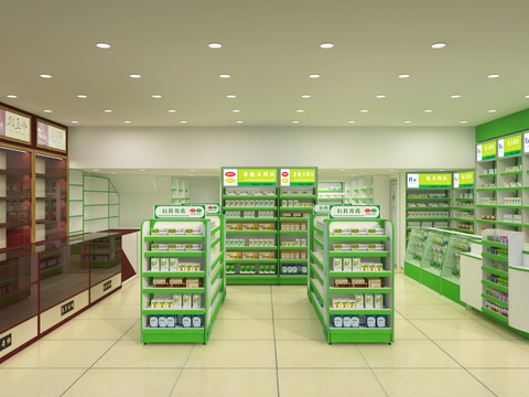 Modern Pharmacy Pharmacy Traditional Chinese Medicine Hall