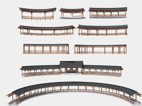 Chinese-style Corridor Corridor