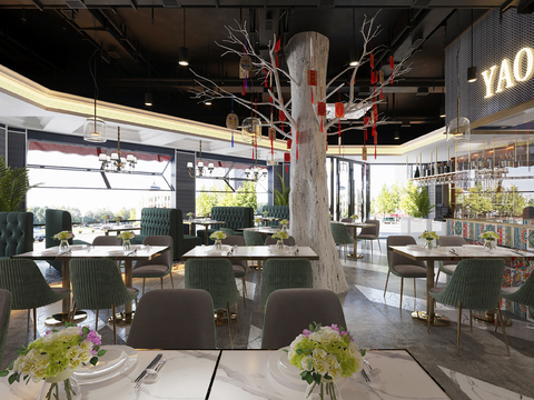 Industrial Style Chinese Restaurant Ecological Restaurant