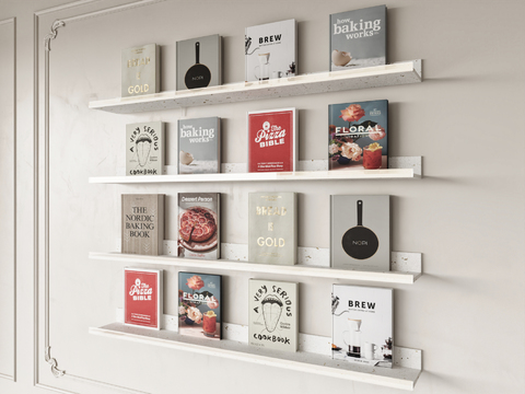 Modern Decorative Bookshelf Books Books