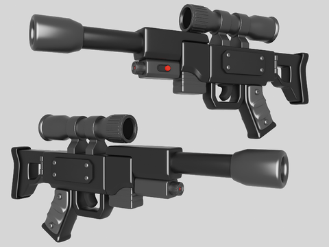 Sniper rifle submachine gun