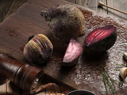 Purple sweet potato fruits and vegetables