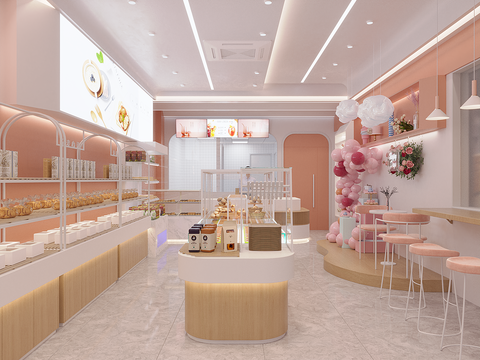 Modern Dessert Shop Bakery