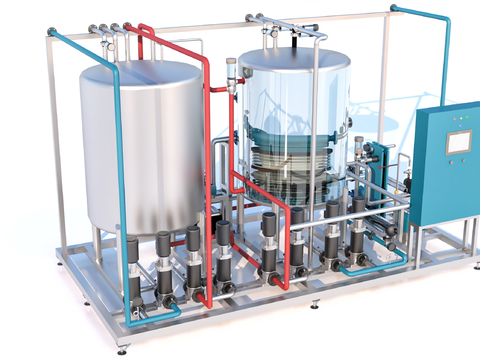 Liquid-gas industrial equipment