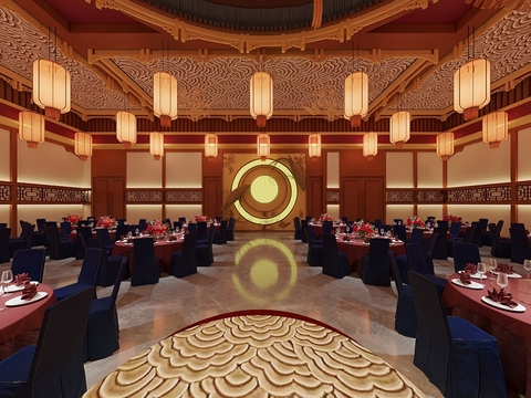 Chinese Banquet Hall Wedding Reception