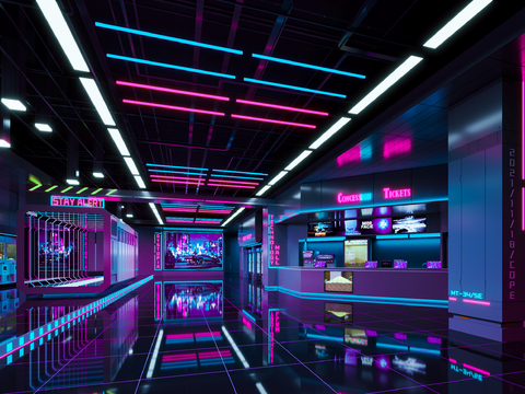 Cyberpunk Game City Game City