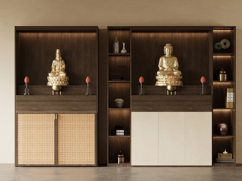 New Chinese Buddhist Cabinet