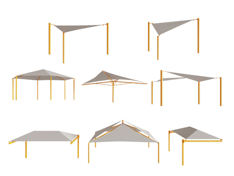 Modern Sunshade Awning Sun Umbrella