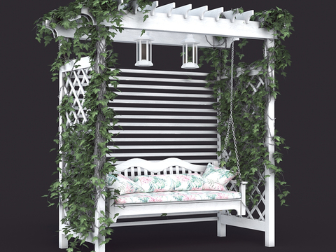 Mediterranean Qiqiu Chair Garden Swing