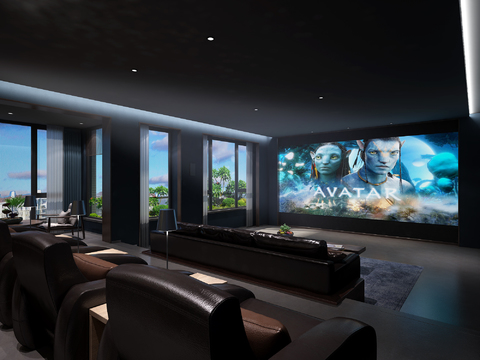 Diablo Wind AV Room Audio-visual Room Home Theater