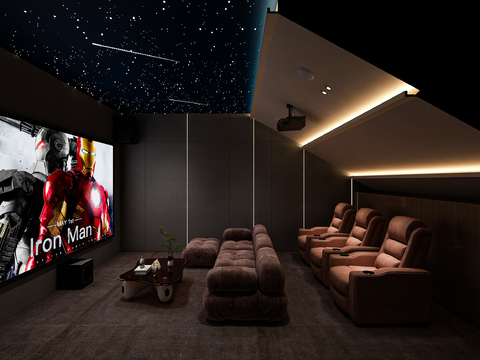 Modern AV Room Audiovisual Room Loft