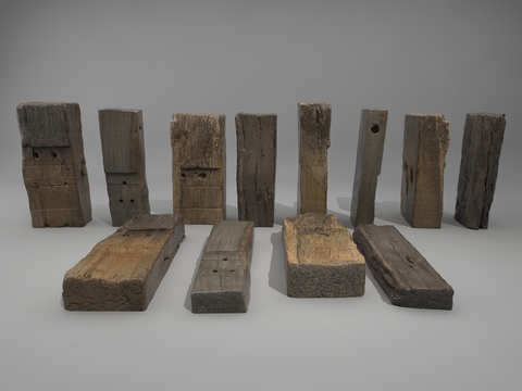 Old Wood Blocks