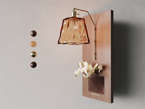 Middle style wall lamp