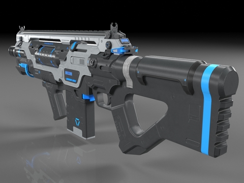 Science Fiction Assault Rifle Weapons of the Future