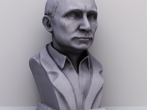 European-style Human Head Sculpture Putin Sculpture Free