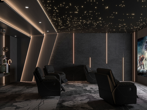 Modern Movie Room Video Room