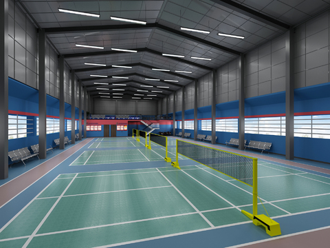 Badminton Court Gymnasium