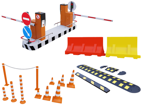 Outdoor Isolation Strip Speed Barricade Equipment