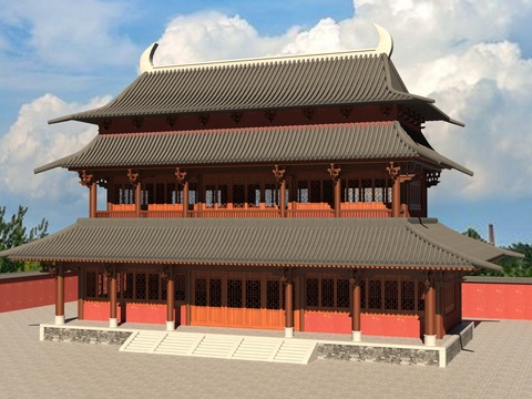 Chinese ancient antique architecture