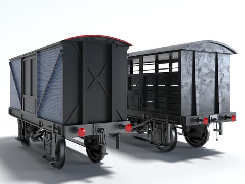 train car rail car cargo box