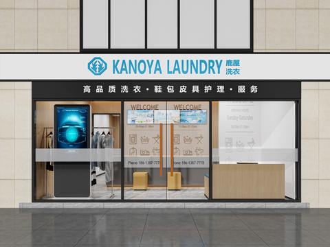 Laundry Dry Cleaners Housekeeping Service Center