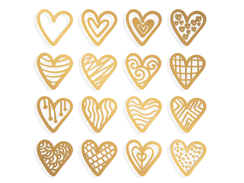 Love Element Heart Icon Wall Decorations