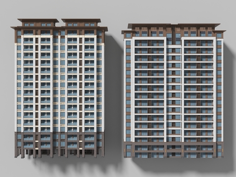 Residential commercial housing in high-rise residential quarters