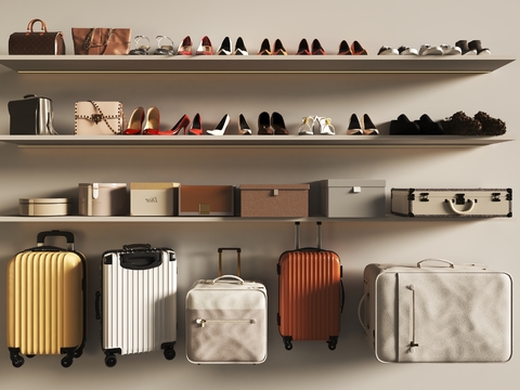 Shoes luggage luggage jewelry box