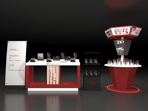 Beauty Makeup Display Counter