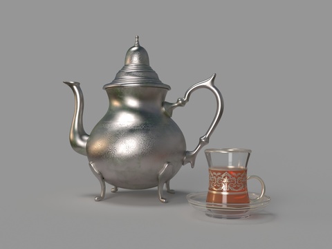 European-style tableware silver-plated kettle water cup