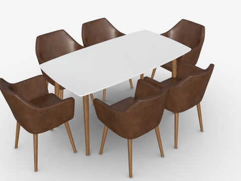 Free modern dining table and chairs