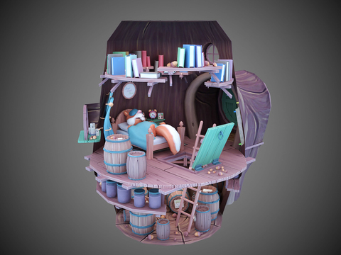 Cartoon Pet Home