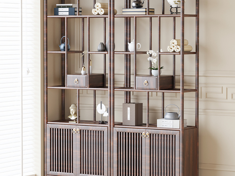 New Chinese-style Antique Bookshelf