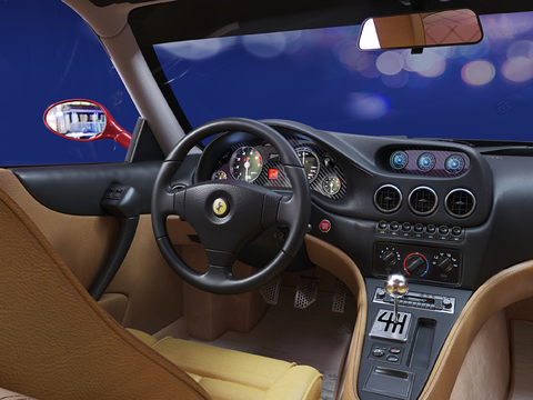 Farra sports car interior