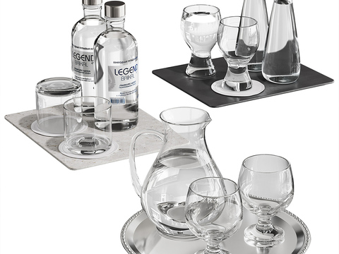 Modern Cup Glass Cup Tea Set