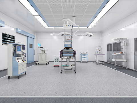 Hospital delivery room operating room