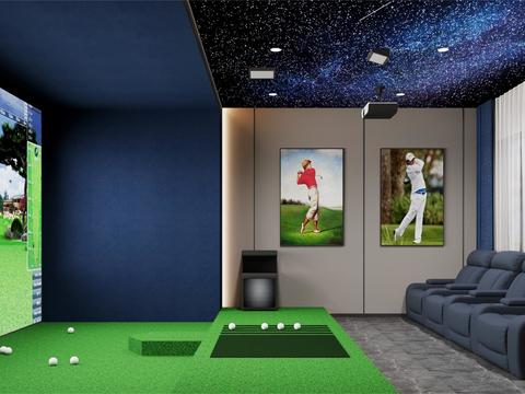 Golf room Indoor golf course