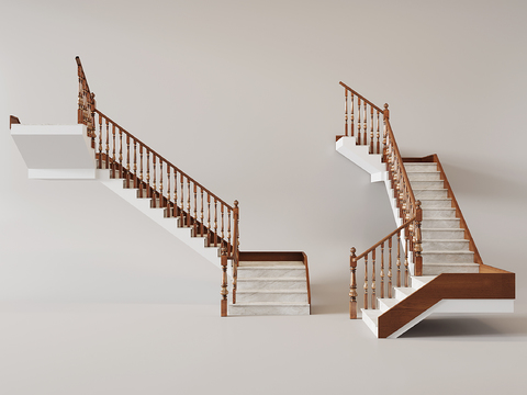 American Stair Solid Wood Railing