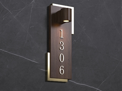 House Number, Room Number, Guide Plate