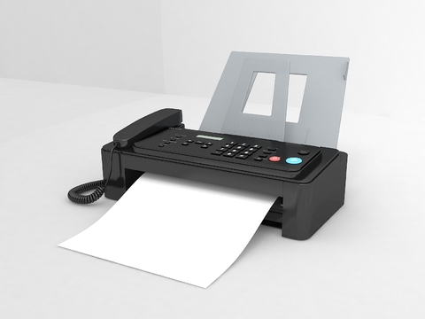 Fax machine printer