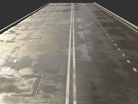 Modern highway pavement