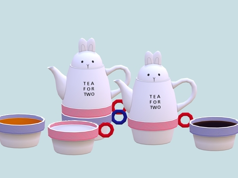 Cartoon kettle cup