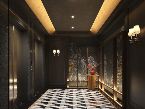 New Chinese Elevator Lounge