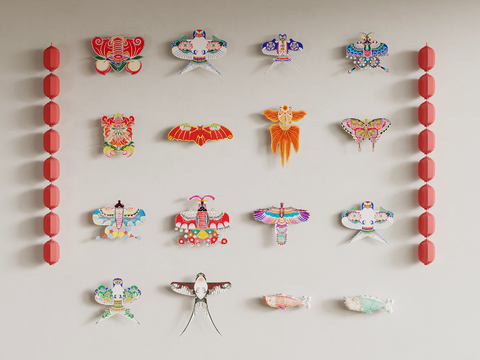 Chinese Kite Wall Decoration Paper Kite