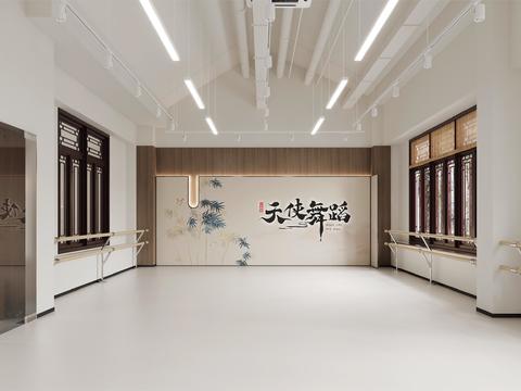 New Chinese Dance Classroom Yoga Classroom