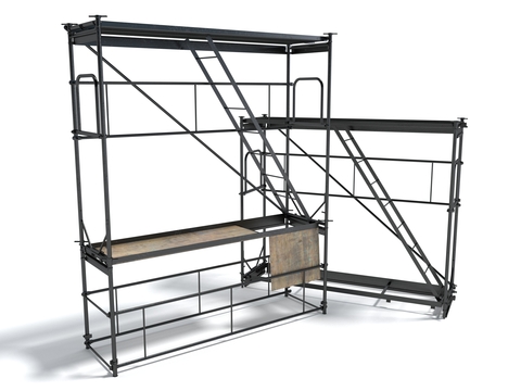 Scaffolding tool rack